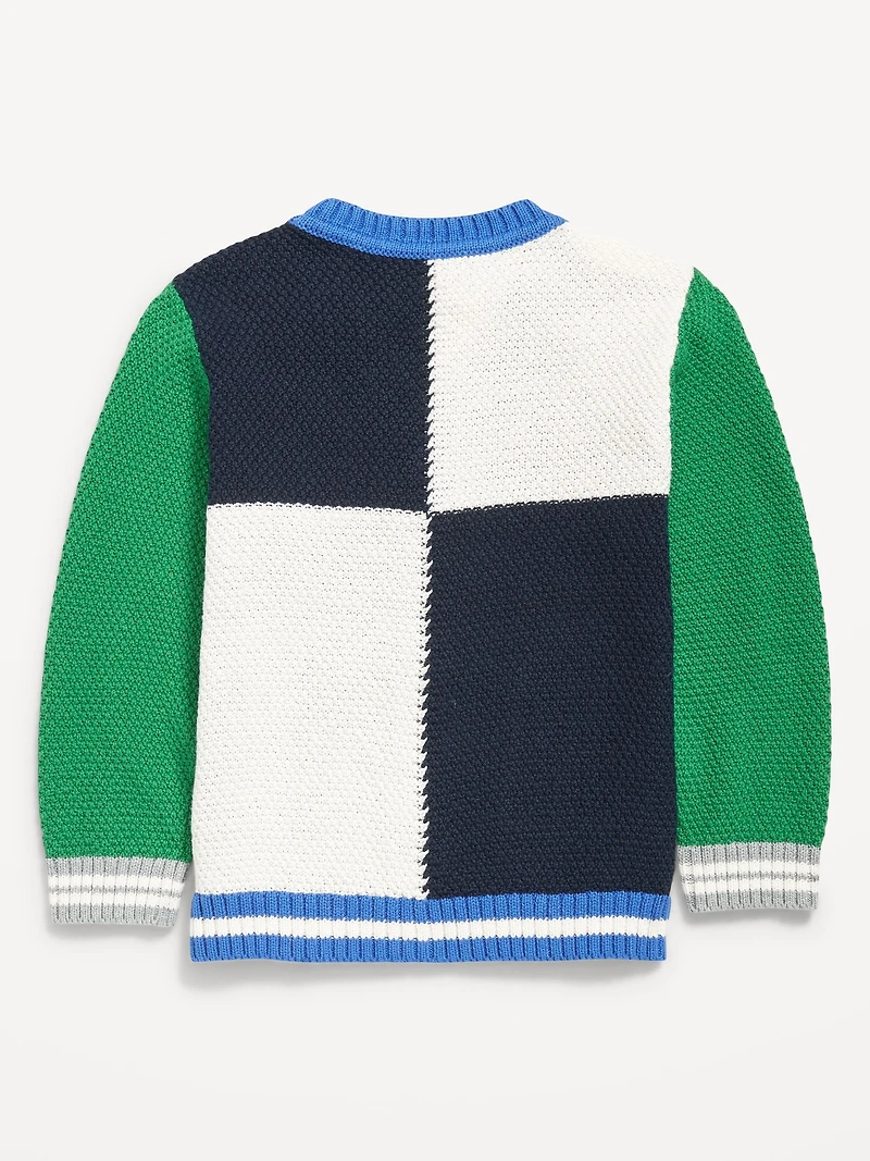 Oversized Unisex Cardigan Sweater for Toddler