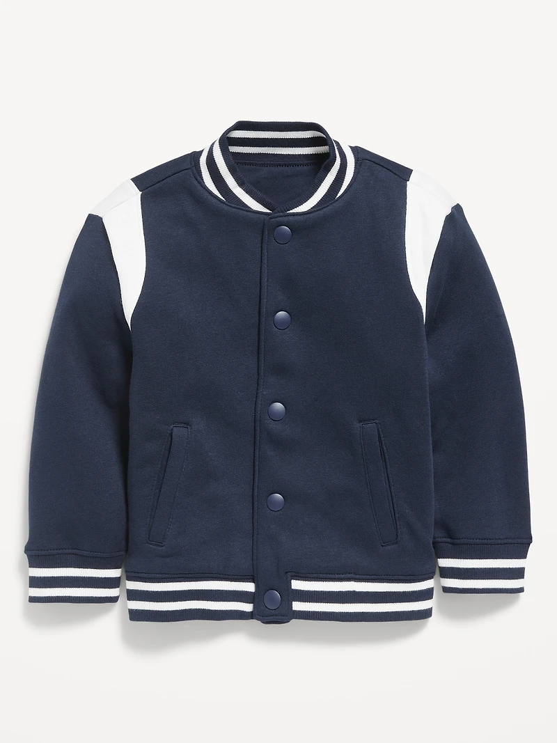 Fleece Bomber Jacket for Toddler Boys