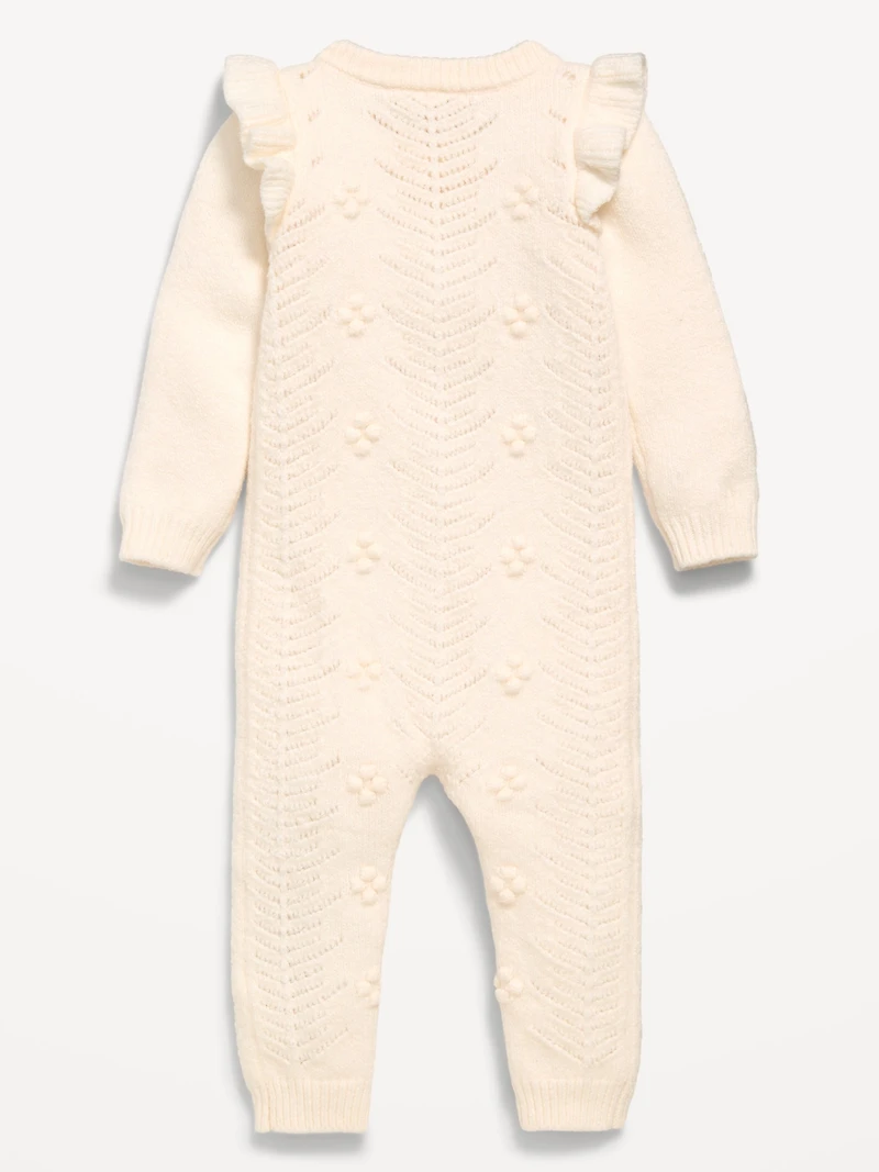 SoSoft Ruffled-Shoulder Sweater One-Piece for Baby