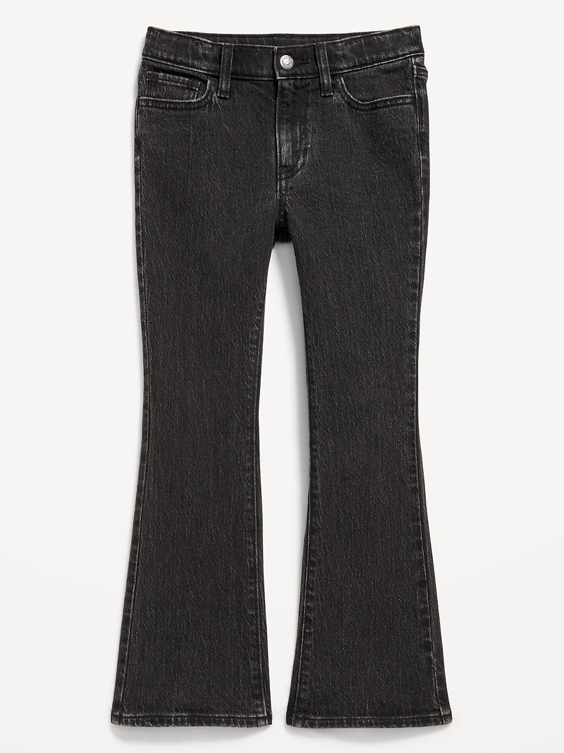 Wow High-Waisted Flare Jeans for Girls