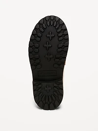 Faux-Leather Chunky Loafers for Toddler Girls