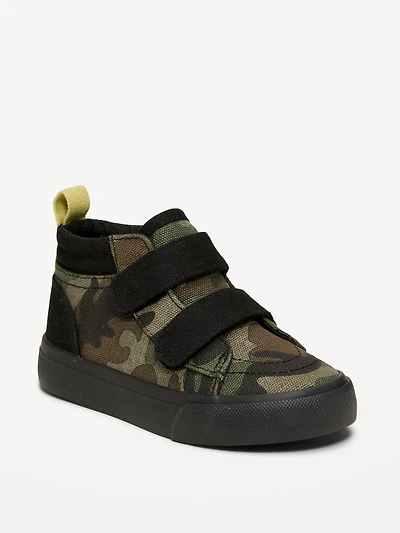 Double Secure-Strap High-Top Sneakers for Toddler Boys