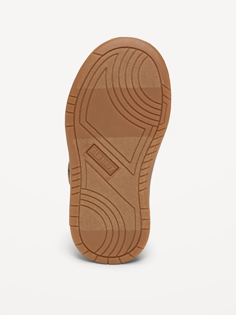 Faux-Leather Sneakers for Toddler Girls