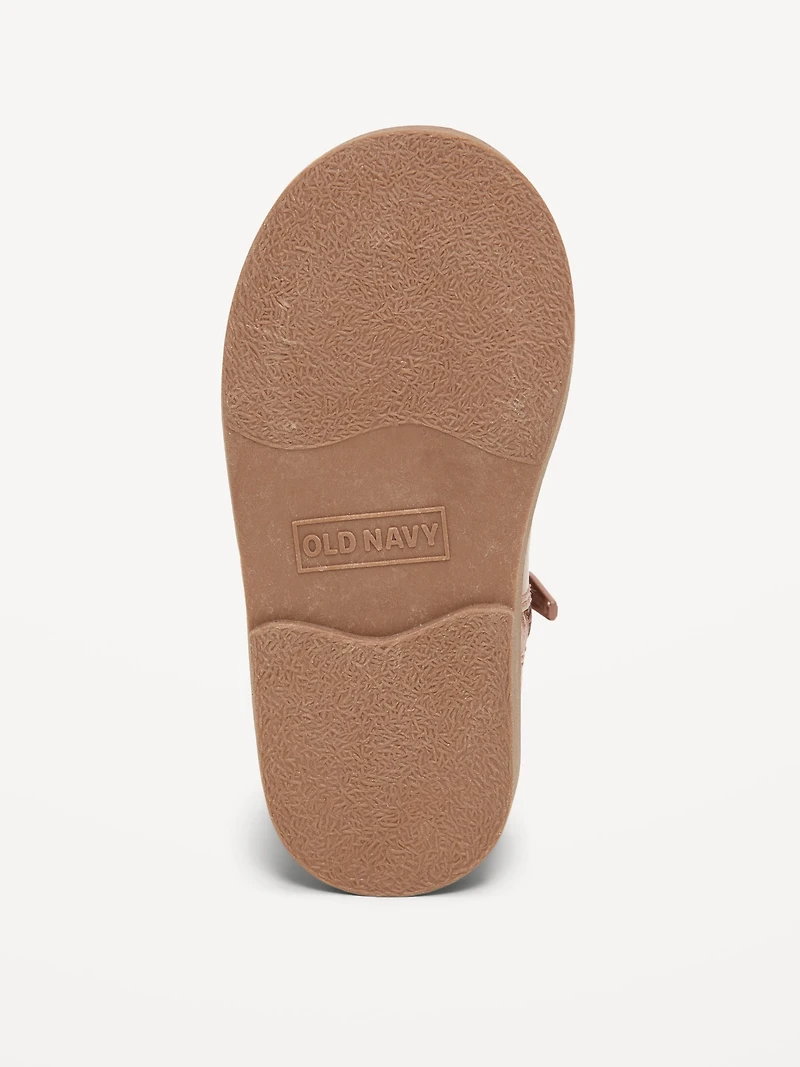 Shiny Faux-Leather Chelsea Boots for Toddler Girls