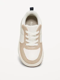 Faux-Leather Sneakers for Toddler Boys
