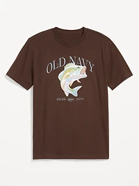 Crew-Neck Logo-Graphic T-Shirt