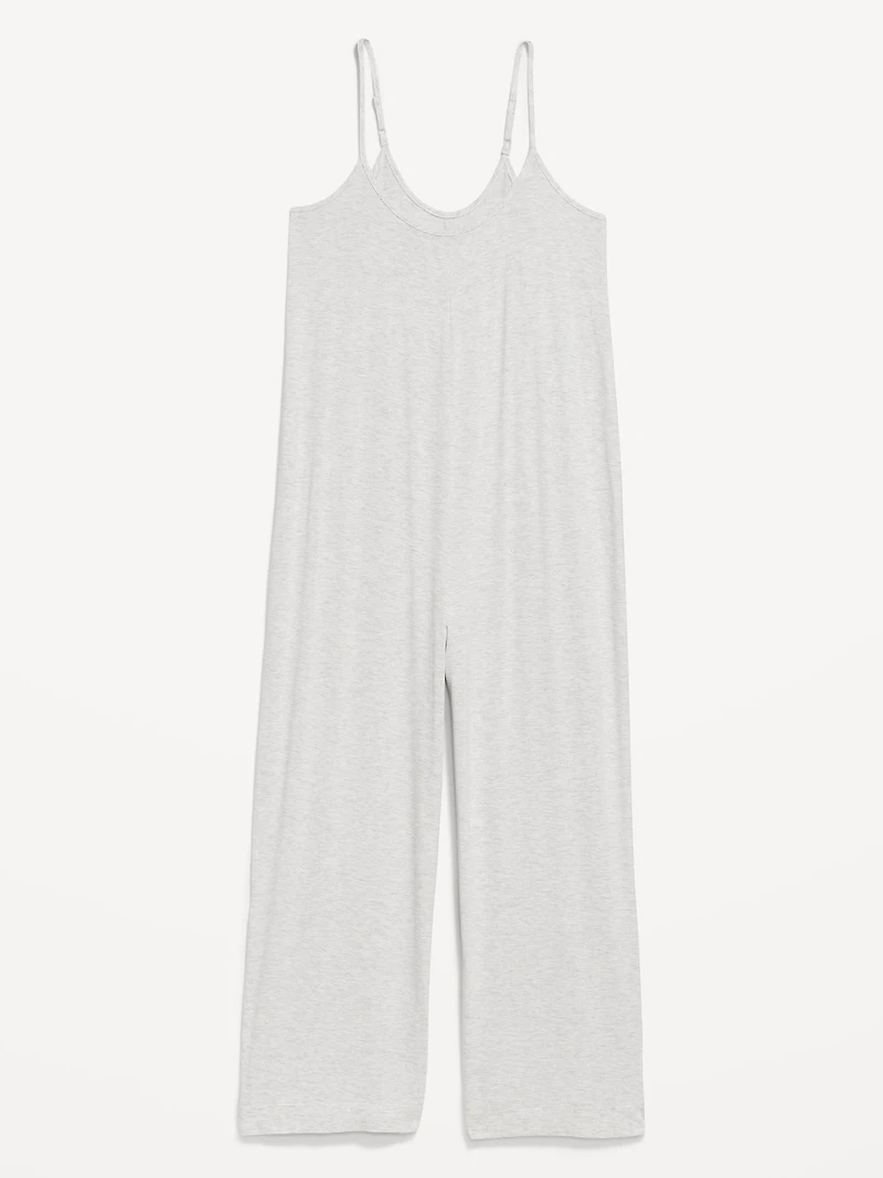 Knit Jersey Pajama Jumpsuit