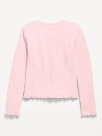 CozePlush Long-Sleeve Graphic T-Shirt for Girls