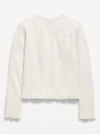 CozePlush Long-Sleeve Graphic T-Shirt for Girls