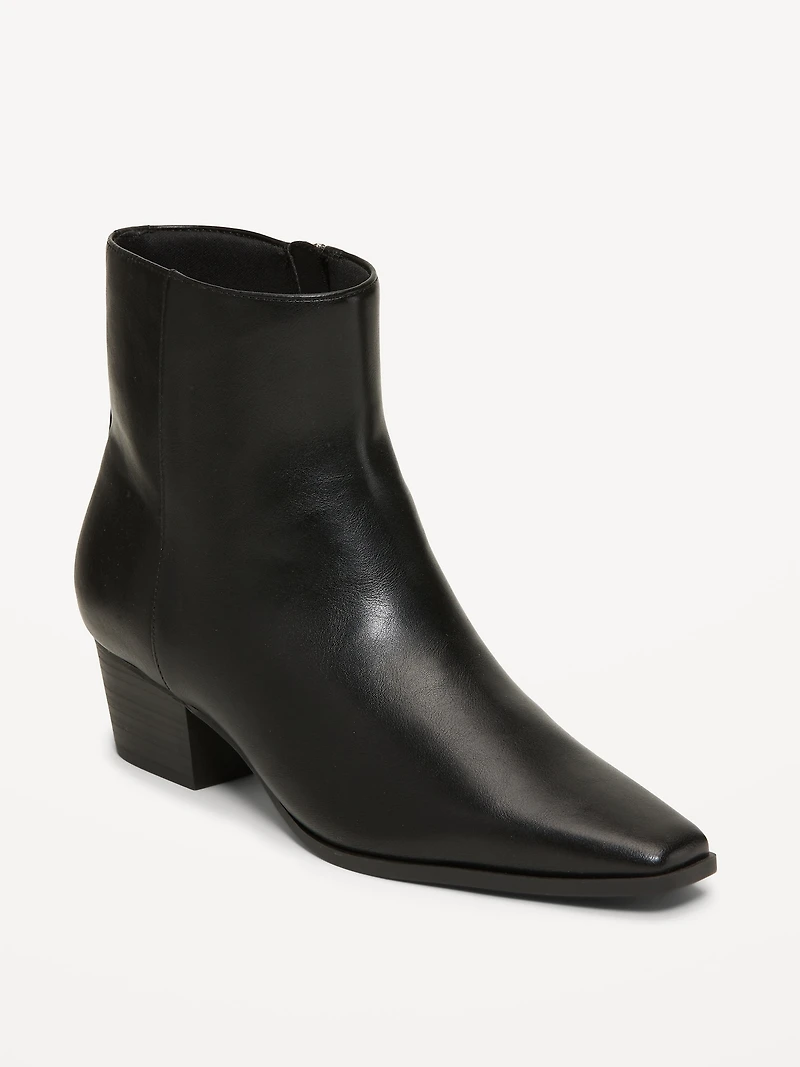 Low-Heel Booties for Women