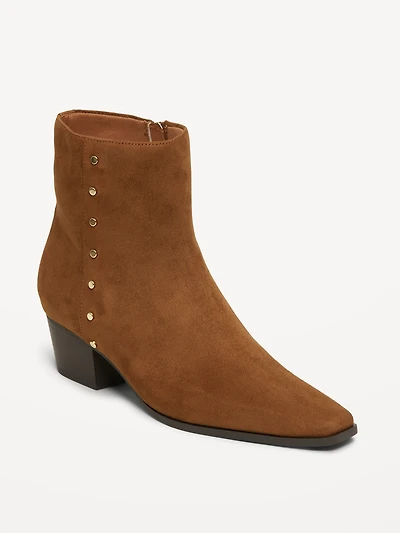 Low-Heel Booties for Women
