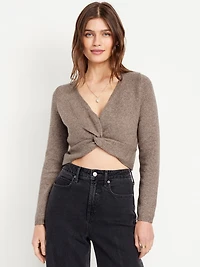 SoSoft Twist-Front Sweater