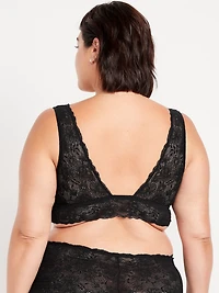 V-Neck Lace Bralette