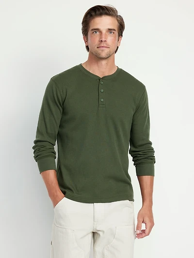 Waffle Henley T-Shirt