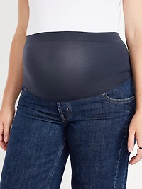 Maternity Full-Panel Barrel Ankle Jeans