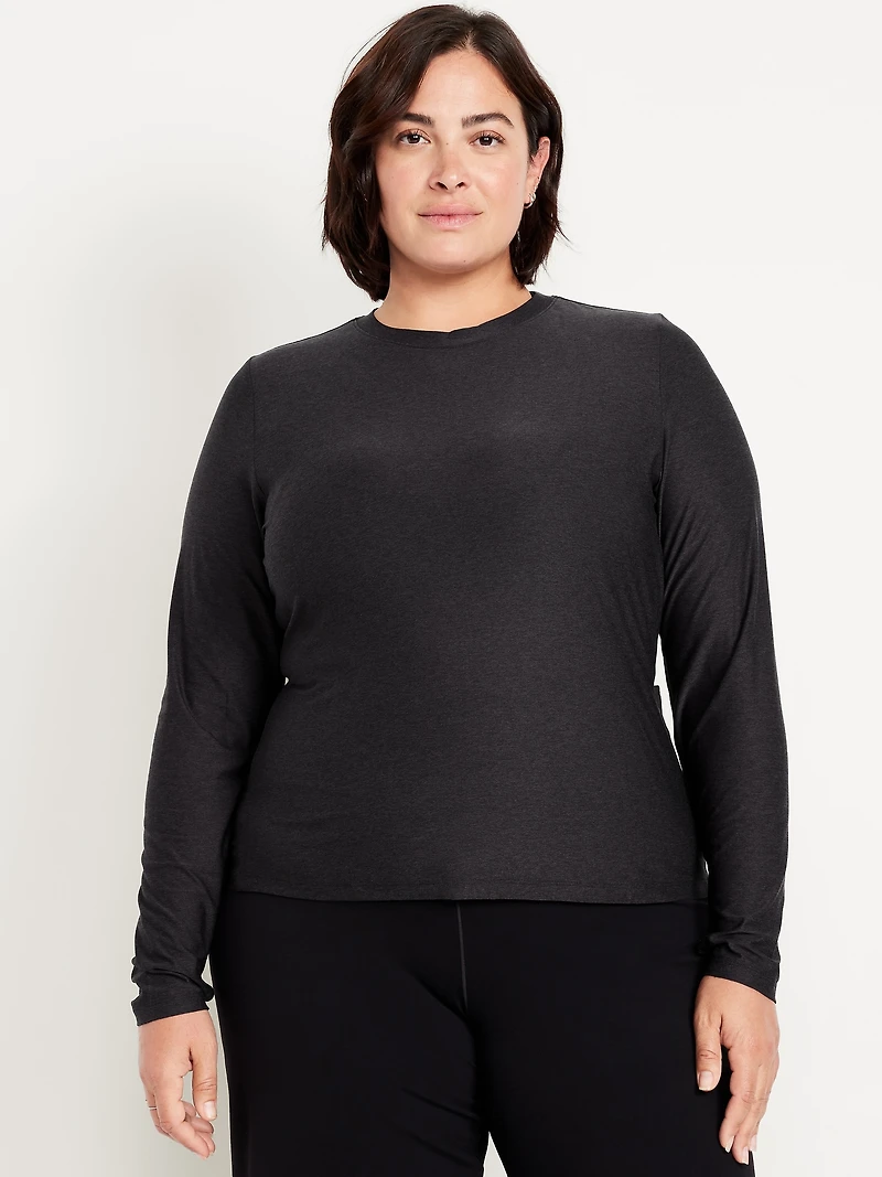 CloudMotion Keyhole Wrap Back Top