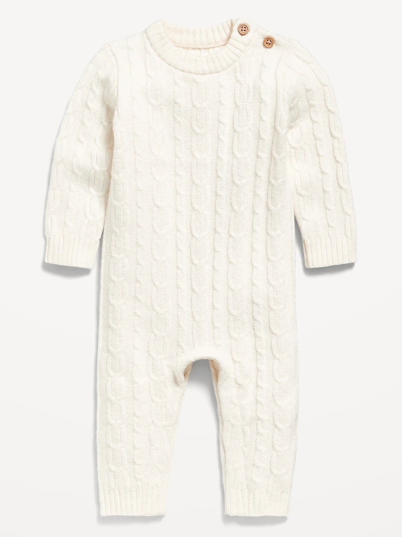 SoSoft Cable-Knit One-Piece for Baby