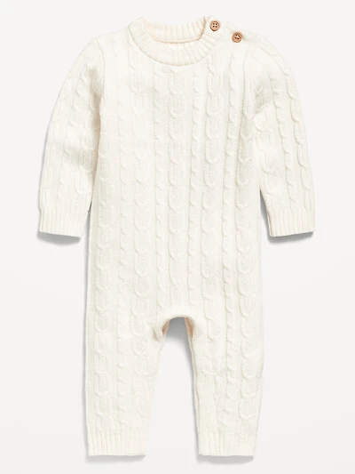 SoSoft Cable-Knit One-Piece for Baby