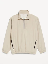 Dynamic Woven Quarter-Zip Windbreaker