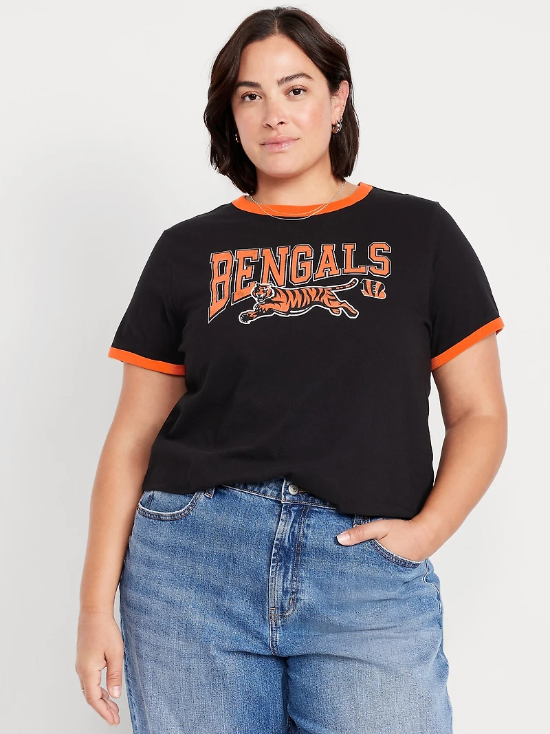 Cincinnati Bengals EveryWear Crew-Neck Ringer T-Shirt