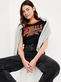 Cincinnati Bengals EveryWear Crew-Neck Ringer T-Shirt