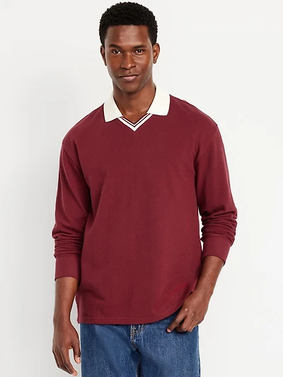 Loose Fit Pique Polo