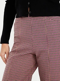 High-Waisted Pull-On Pixie Wide-Leg Pants