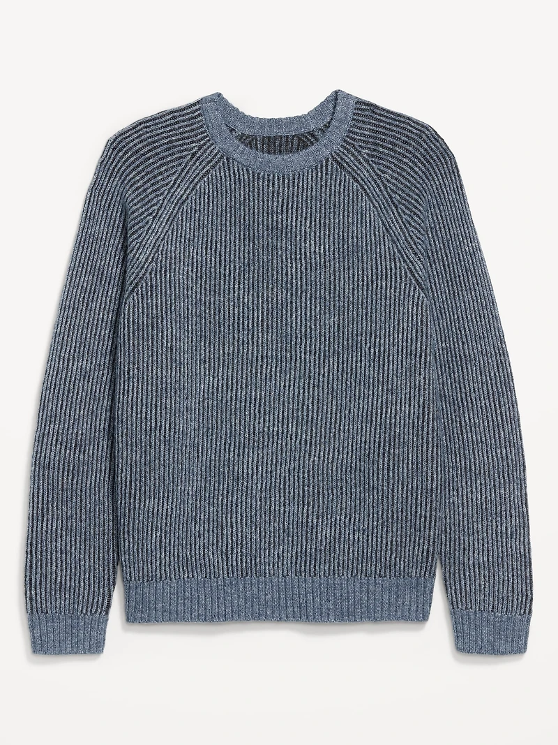 Wool-Blend Crew-Neck Sweater