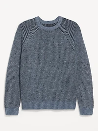 Wool-Blend Crew-Neck Sweater