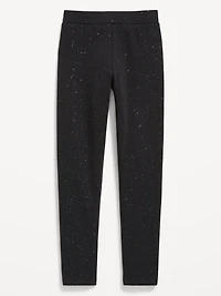 High-Waisted Full-Length Fleece Leggings for Girls