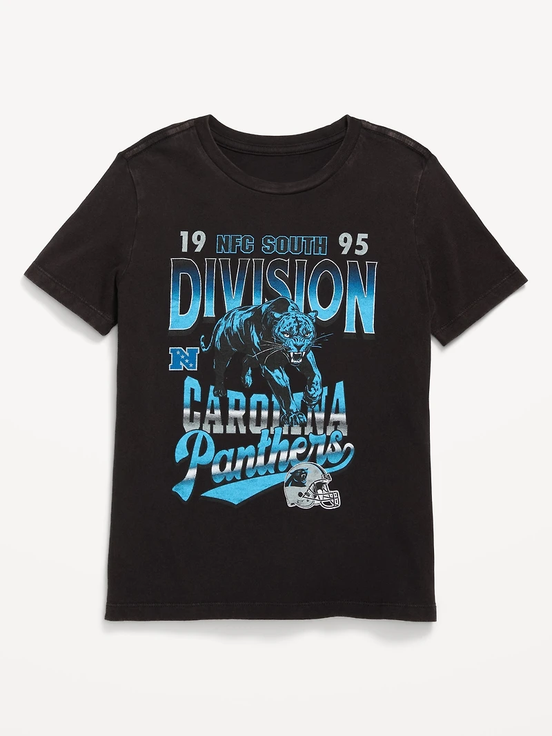 Carolina Panthers Gender-Neutral Graphic T-Shirt for Kids