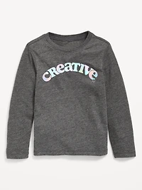 Long-Sleeve Graphic T-Shirt for Toddler Girls
