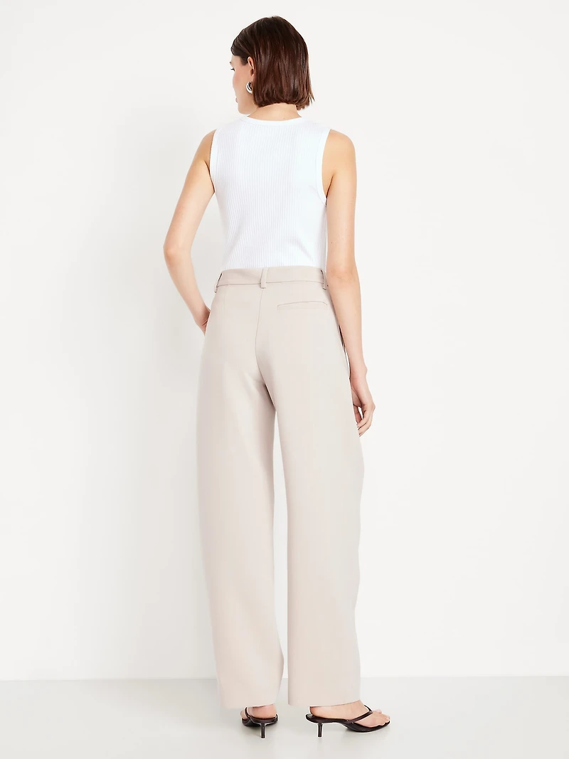 High-Waisted Taylor Barrel Ankle Pants