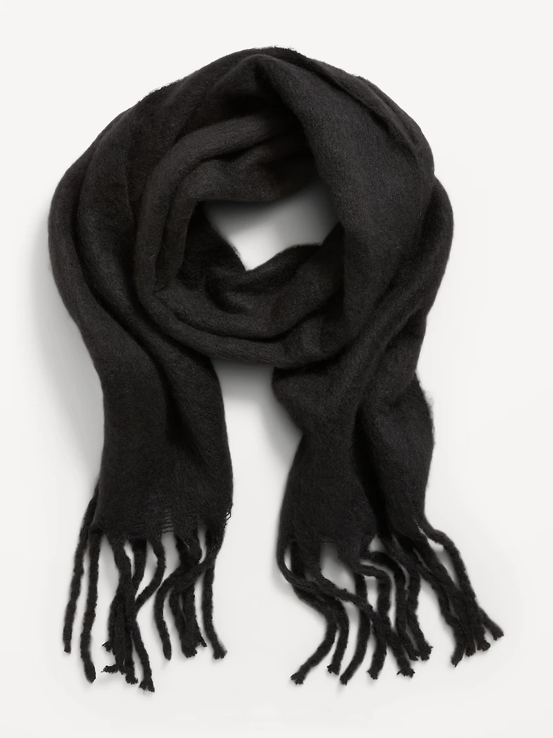 Brushed Fringed Scarf