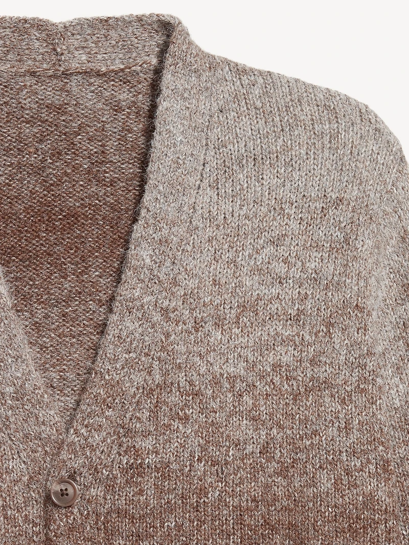 Wool-Blend Ombré Cardigan