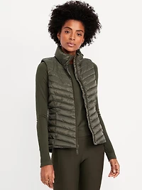 Water-Resistant Packable Puffer Vest