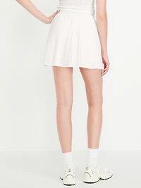 Extra High-Waisted Micro-Pleated Performance Skort