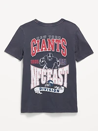 New York Giants Gender-Neutral Graphic T-Shirt for Kids