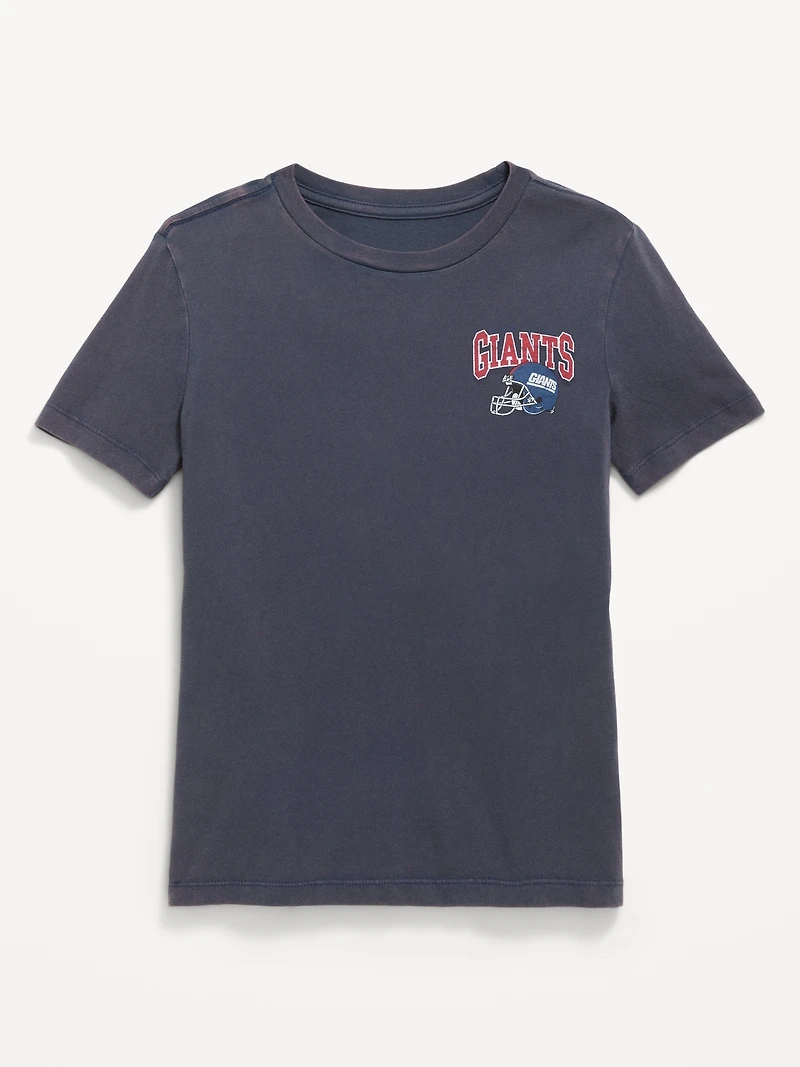 New York Giants Gender-Neutral Graphic T-Shirt for Kids