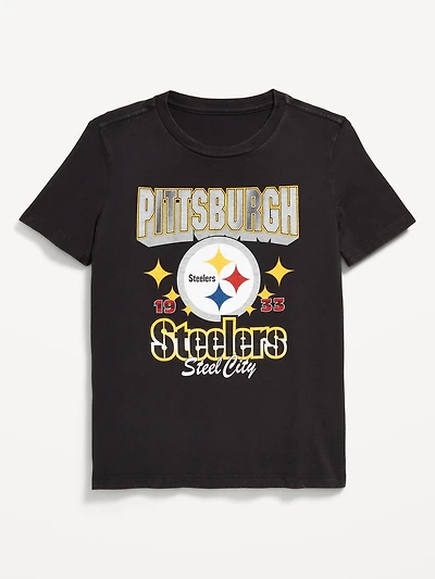 Pittsburgh Steelers Gender-Neutral Graphic T-Shirt for Kids