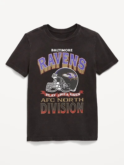 Baltimore Ravens Gender-Neutral Graphic T-Shirt for Kids