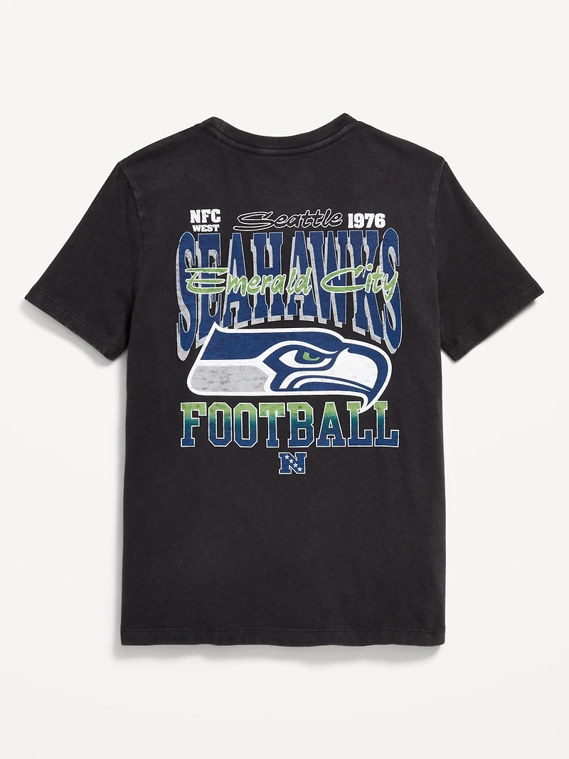 Seattle Seahawks Gender-Neutral Graphic T-Shirt for Kids