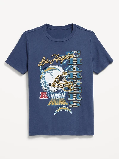 Los Angeles Chargers Gender-Neutral Graphic T-Shirt for Kids