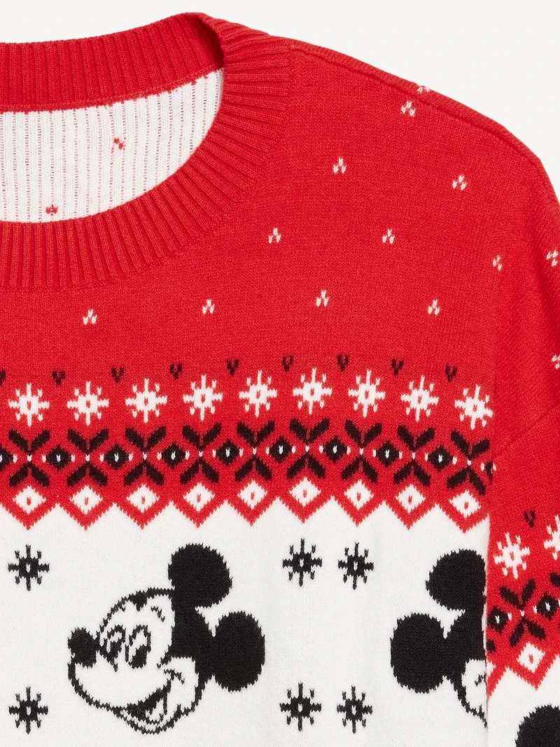 Old Navy x Disney Mickey Mouse SoSoft Fair Isle Sweater