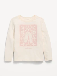 Long-Sleeve Graphic T-Shirt for Toddler Girls