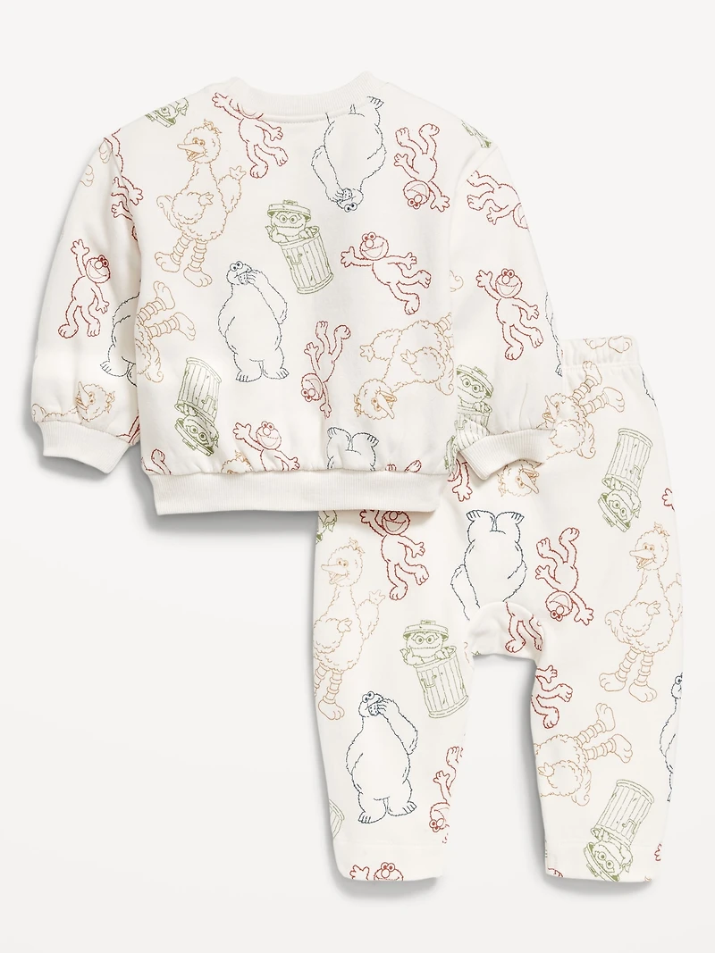 Sesame Street™ Elmo Graphic Sweatshirt and Pants Set for Baby