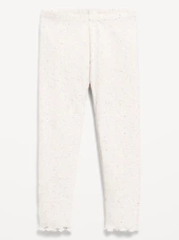 Textured Full-Length Leggings for Toddler Girls
