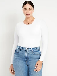 Long-Sleeve Crew-Neck Bodysuit