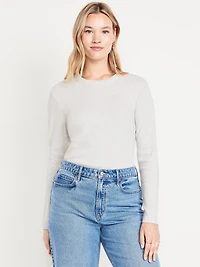 Snug Crew-Neck Long-Sleeve T-Shirt