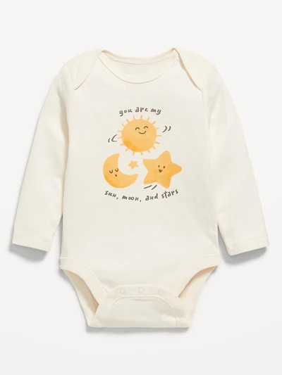 Long-Sleeve Graphic Bodysuit for Baby